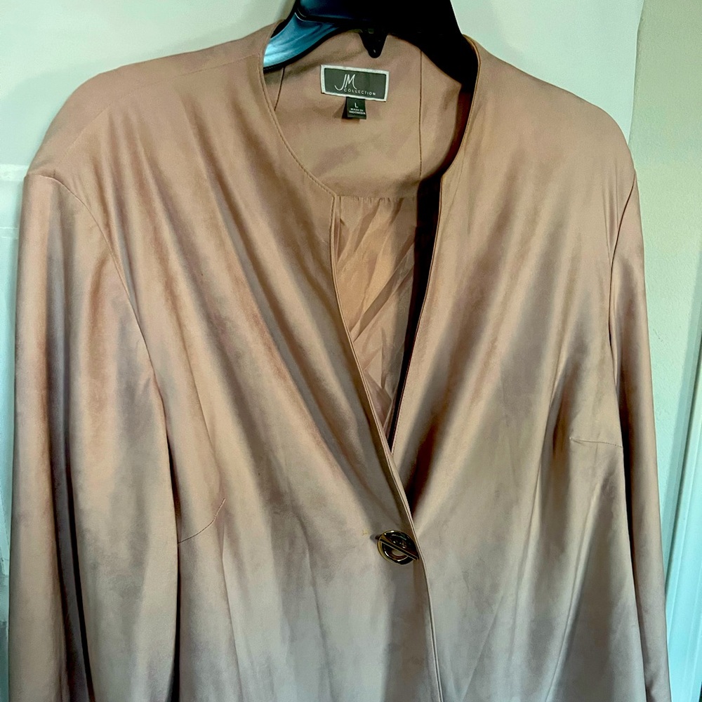 Pink jacket from Macys with a gorgeous gold button